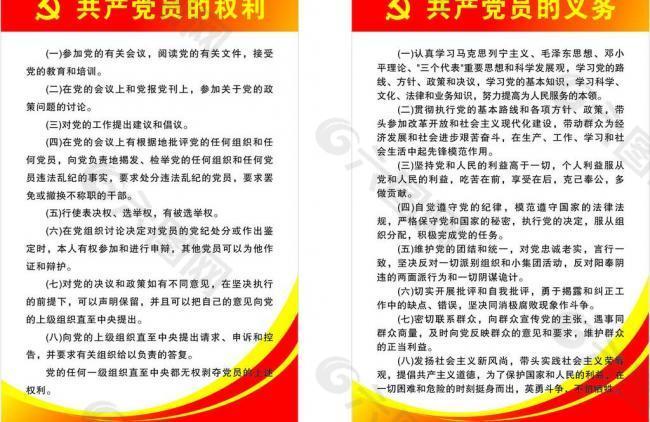 党员的权利与义务