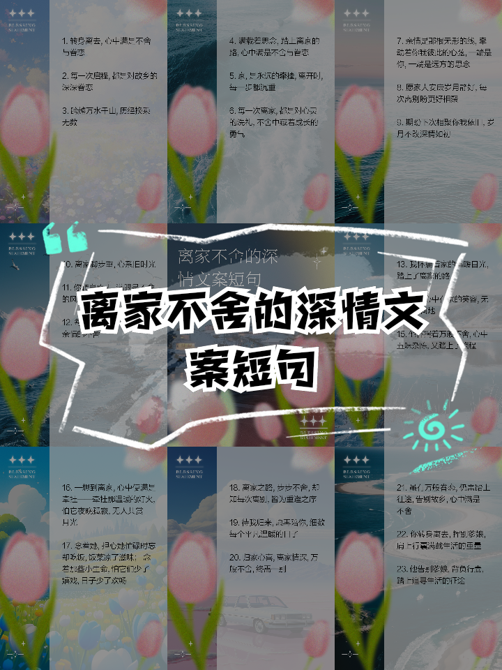 离家不舍的句子
